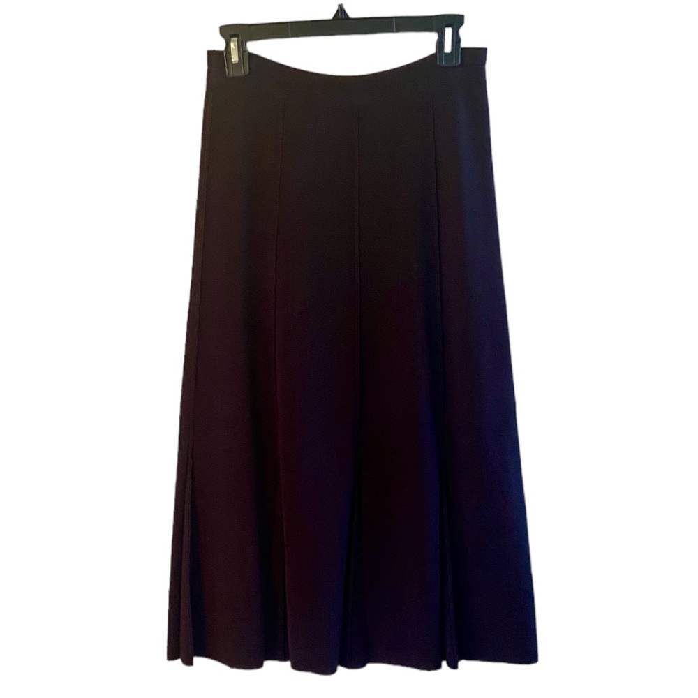Eileen Fisher Dark Brown MIDI Skirt Sz PS